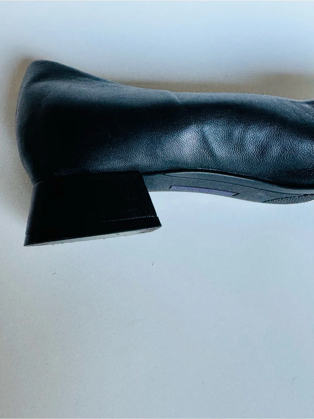 David Tate Black Low Block-Heel Pumps 8 1/2 WW